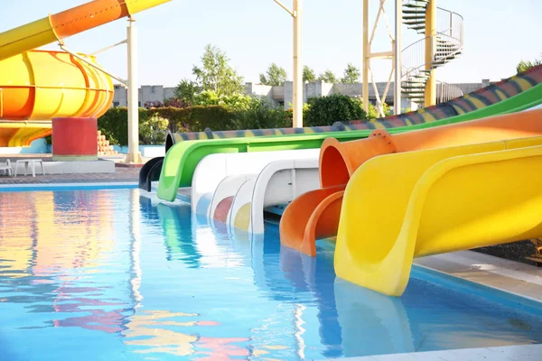 Resort with aqua park — Stock Photo, Image