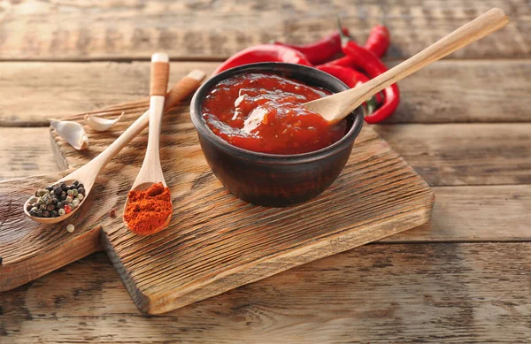 Sabrosa salsa de chile — Foto de Stock