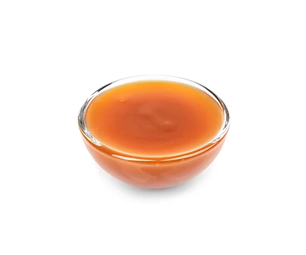 Миска смачного соусу — стокове фото
