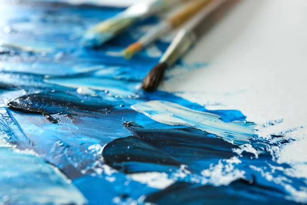 Oil paint smears — Stock Photo, Image