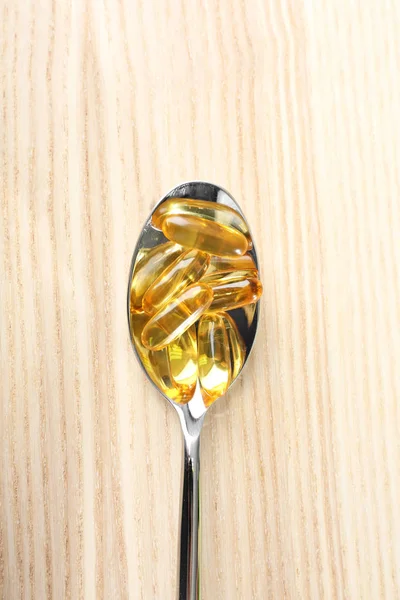 Fish oil capsules — Stock Photo, Image