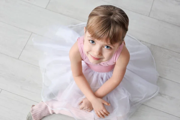 Pequena bailarina bonito — Fotografia de Stock
