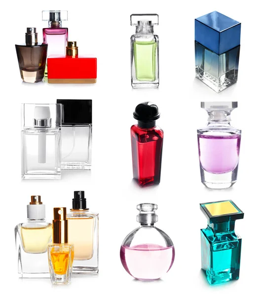 香水瓶のコレクション — ストック写真