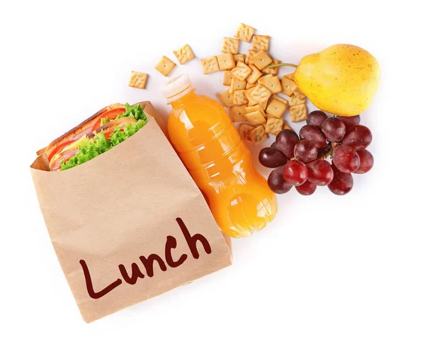 Έννοια της μεσημεριανό γεύμα σχολείο — Φωτογραφία Αρχείου