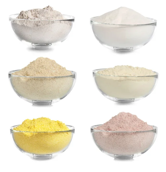 Different kinds of flour — Stock Photo, Image