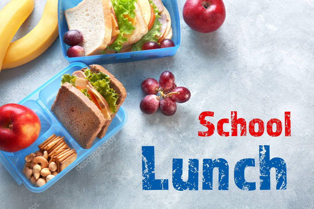 Concept of school lunch 