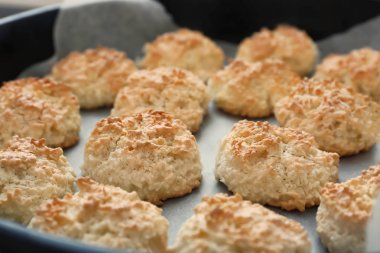 Lezzetli Hindistan cevizi macaroons