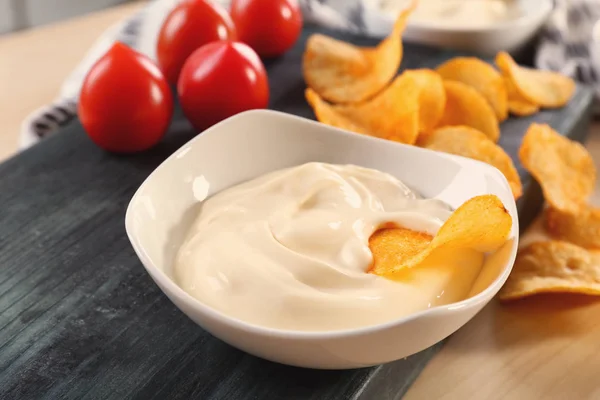 Ízletes majonézmártás — Stock Fotó