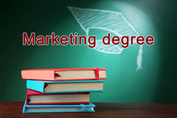 Marketing diplomát koncepció. — Stock Fotó