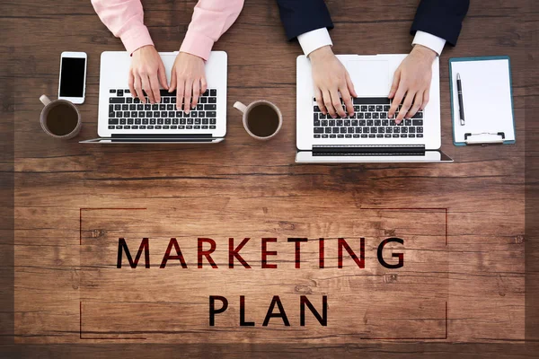 Concept du plan marketing — Photo