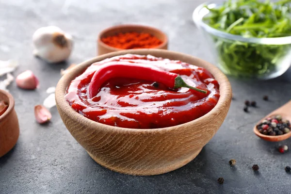 Molho de pimenta saboroso — Fotografia de Stock