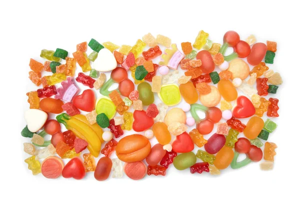 Tasty and colorful jelly candies — Stock Photo, Image