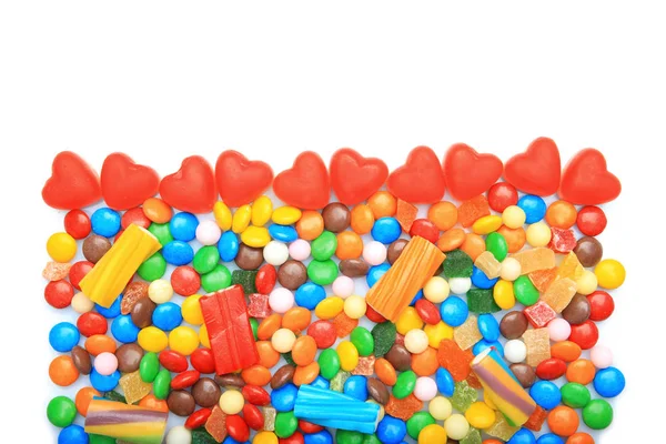 Смачні та барвисті цукерки — стокове фото