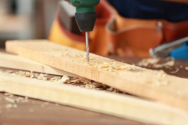 Ahşap tahta sondaj marangoz 