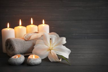 Güzel spa kompozisyonu