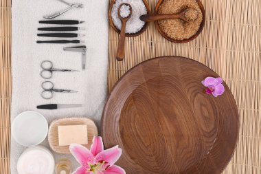 Güzel spa kompozisyonu