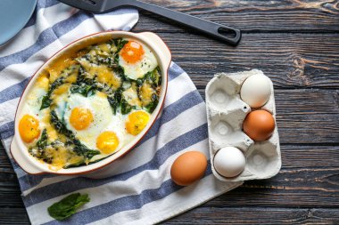 Lezzetli yumurta Floransalı 