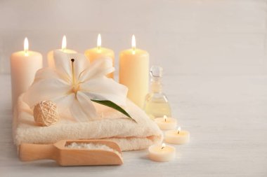 Güzel spa kompozisyonu