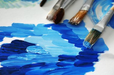 yağlı boya ile aksesuarları 