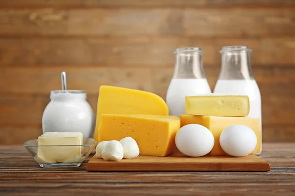 Different dairy products — Stock Photo, Image