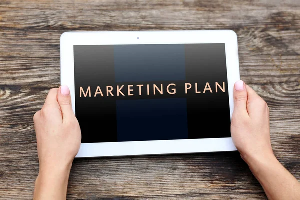 Marketing plan concept — Stock Photo, Image