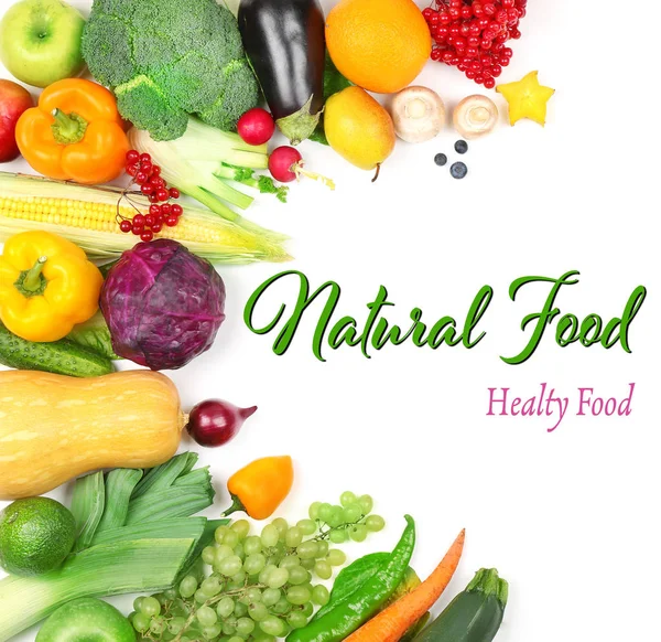 自然和健康食品的概念 — 图库照片