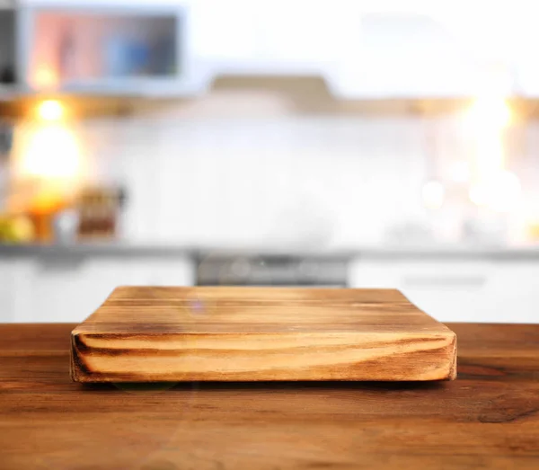 Fából készült táblán konyha — Stock Fotó