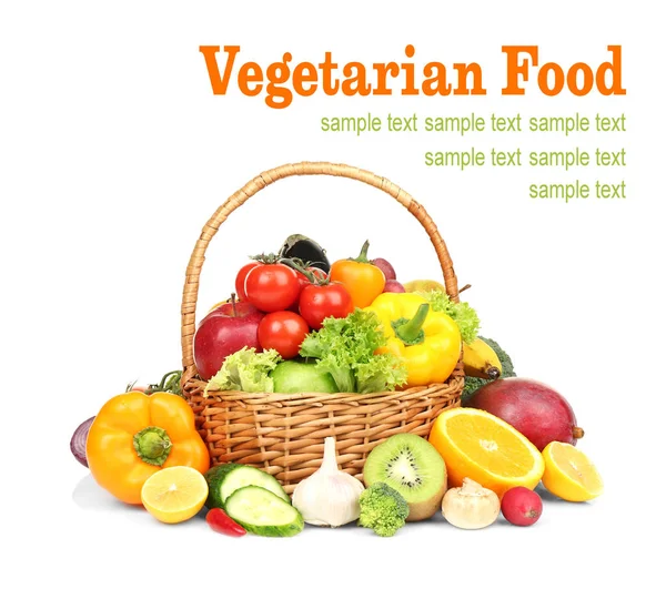 Вегетаріанське харчування-концепція — стокове фото