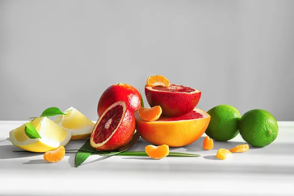 composition with citrus fruits