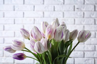 açık renkli üzerinde güzel laleler