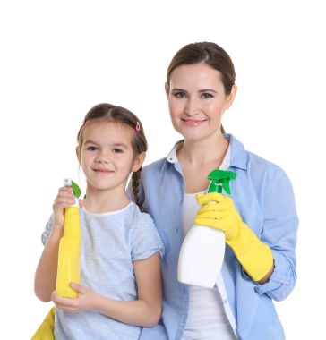 mutlu anne ve kızı  