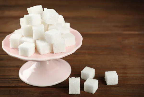 Stand with sugar cubes — Stock Photo, Image