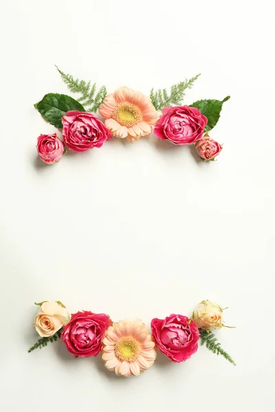 Mooie bloemen frame — Stockfoto