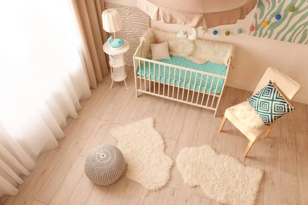 Дизайн интерьера детской комнаты — стоковое фото