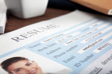 Masada özgeçmiş formu