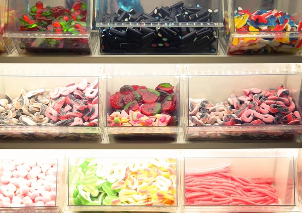 sweets in candy shop