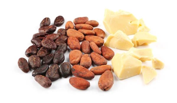 Masło kakaowe i fasoli — Zdjęcie stockowe