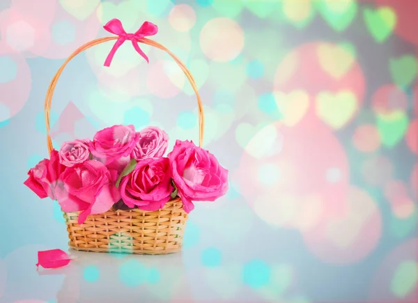 Prachtige bloemen en bokeh effect — Stockfoto