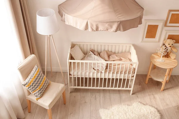 Εσωτερική διακόσμηση δωμάτιο του μωρού — Φωτογραφία Αρχείου