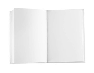 Boş sayfaları açık kitap 