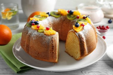 Lezzetli yoğurt kek 