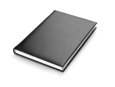 boş siyah kapaklı kitap 