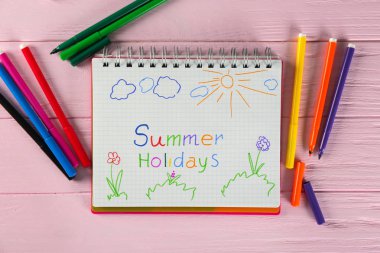 Defter ile çizimler ve 