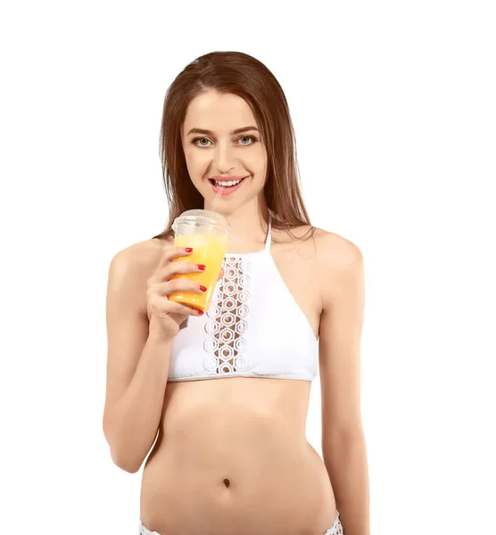 Young woman in swimsuit — Stock Photo, Image