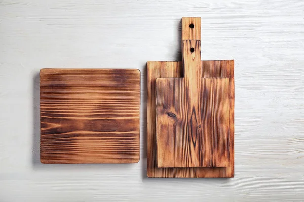 Set of cutting boards — Stock Photo, Image