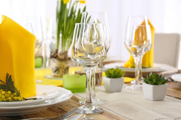 Tafelschikking voor het diner — Stockfoto