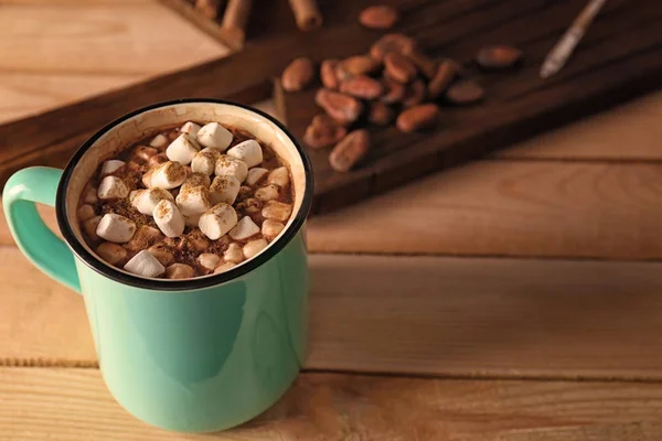 Tazza di cacao con marshmallow — Foto Stock