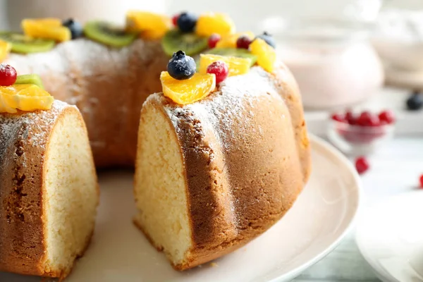 Deliziosa torta allo yogurt — Foto Stock