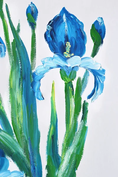 Yağlı boya çiçek — Stok fotoğraf