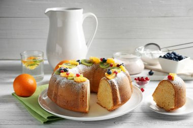 Lezzetli yoğurt kek 